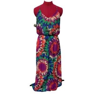 The Impeccable Pig Multicolored Floral Dress Size Medium